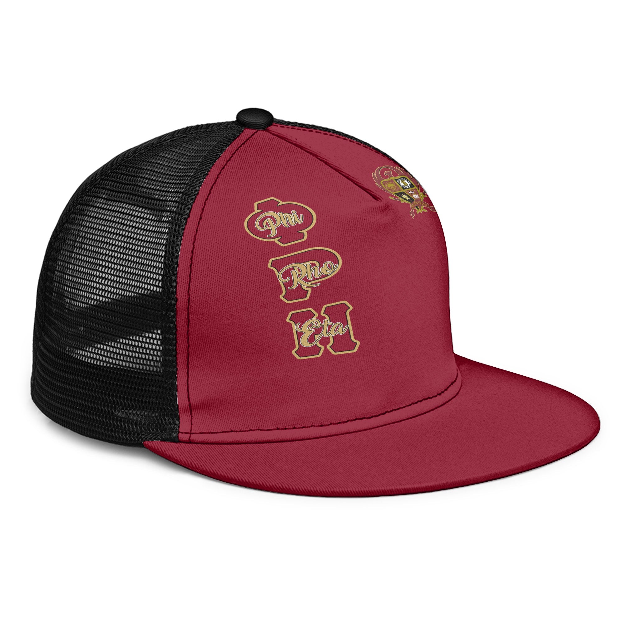 Fraternity Trucker Hat - Phi Rho Eta Trucker Hat Original Maroon Style