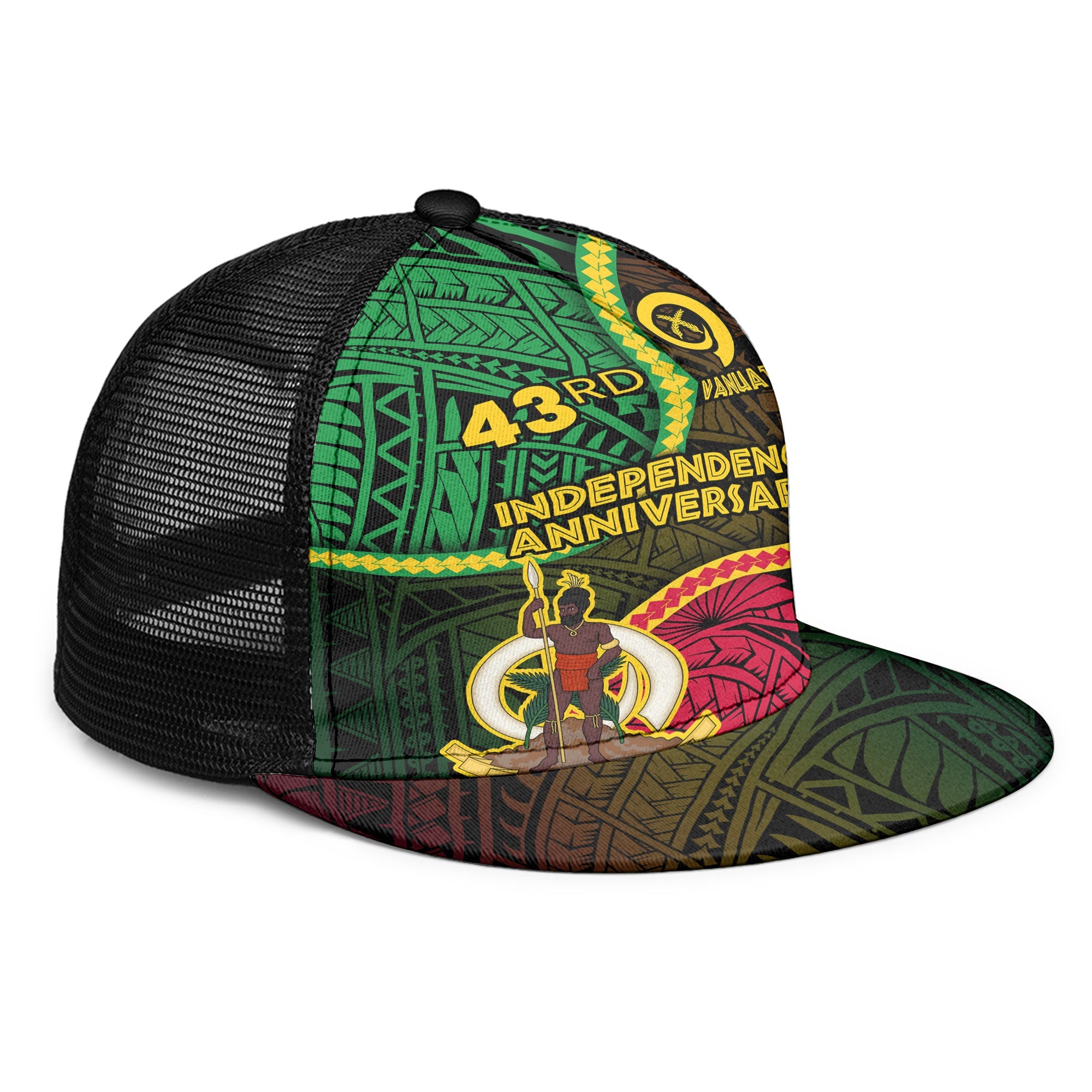 Vanuatu Trucker Hat Independence Day 43rd Anniversary Style