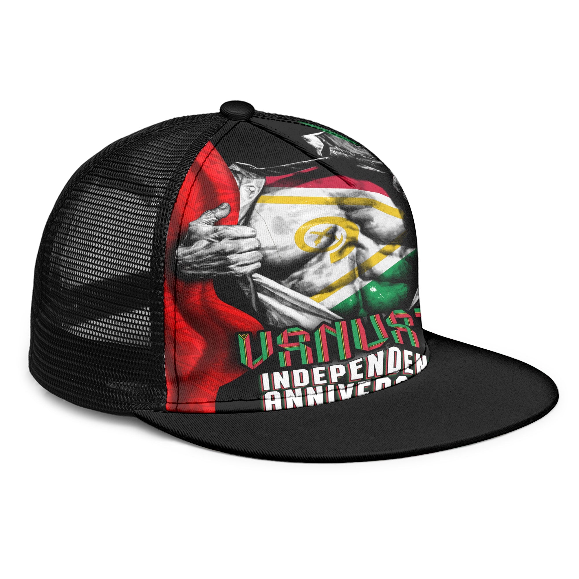 Vanuatu In Me Independence Day Trucker Hat 43rd Anniversary Style