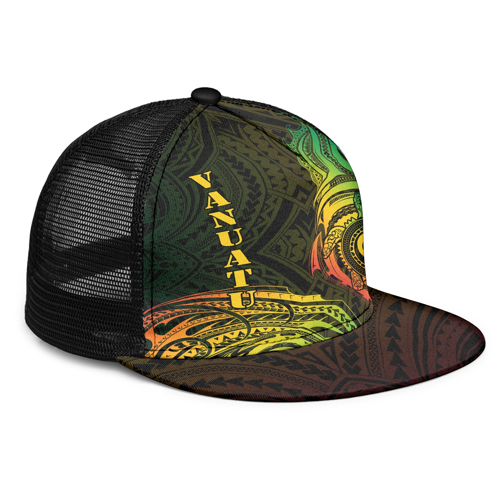 Vanuatu Trucker Hat Polynesian Reggae Style