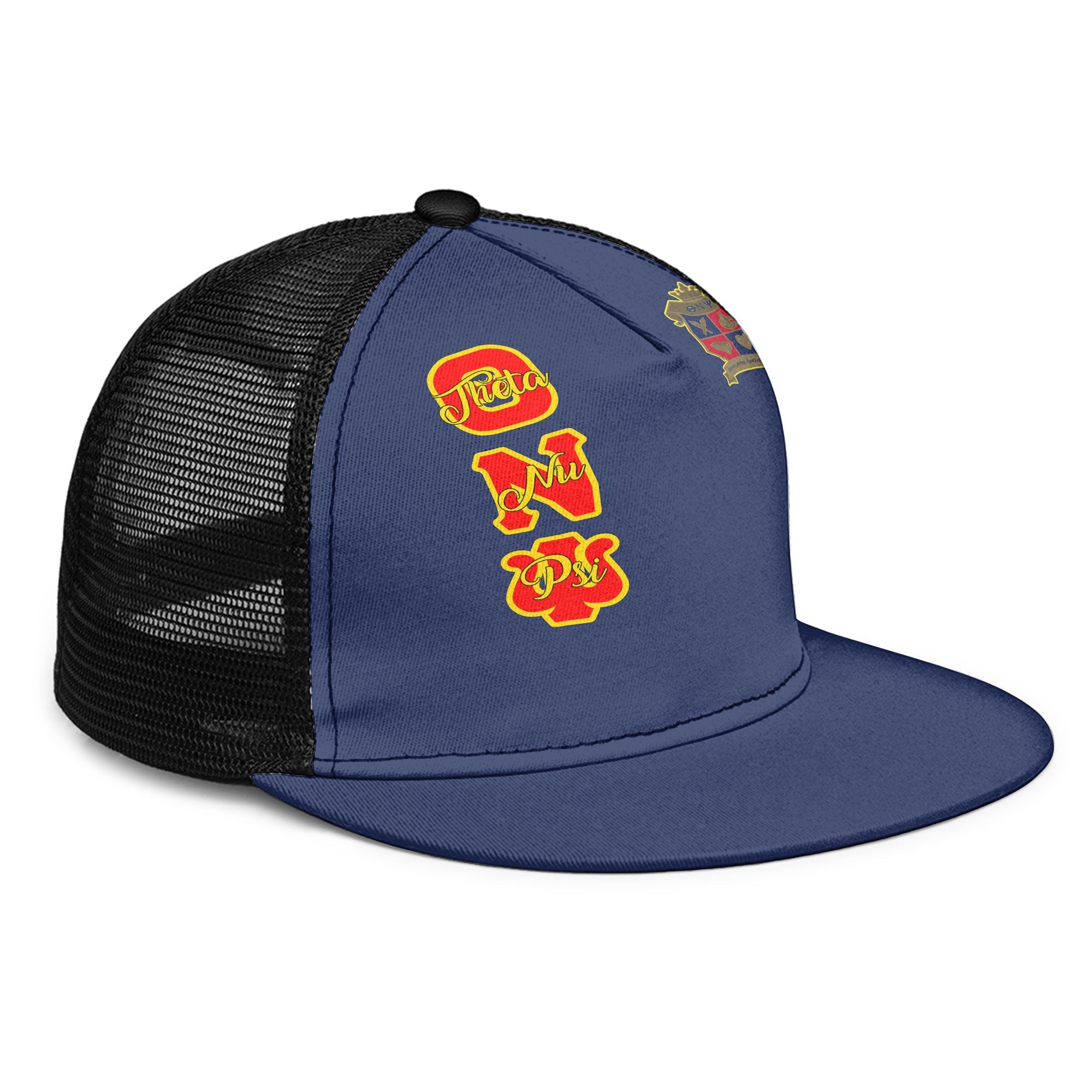 Fraternity Trucker Hat - Theta Nu Psi Trucker Hat Original Blue Style