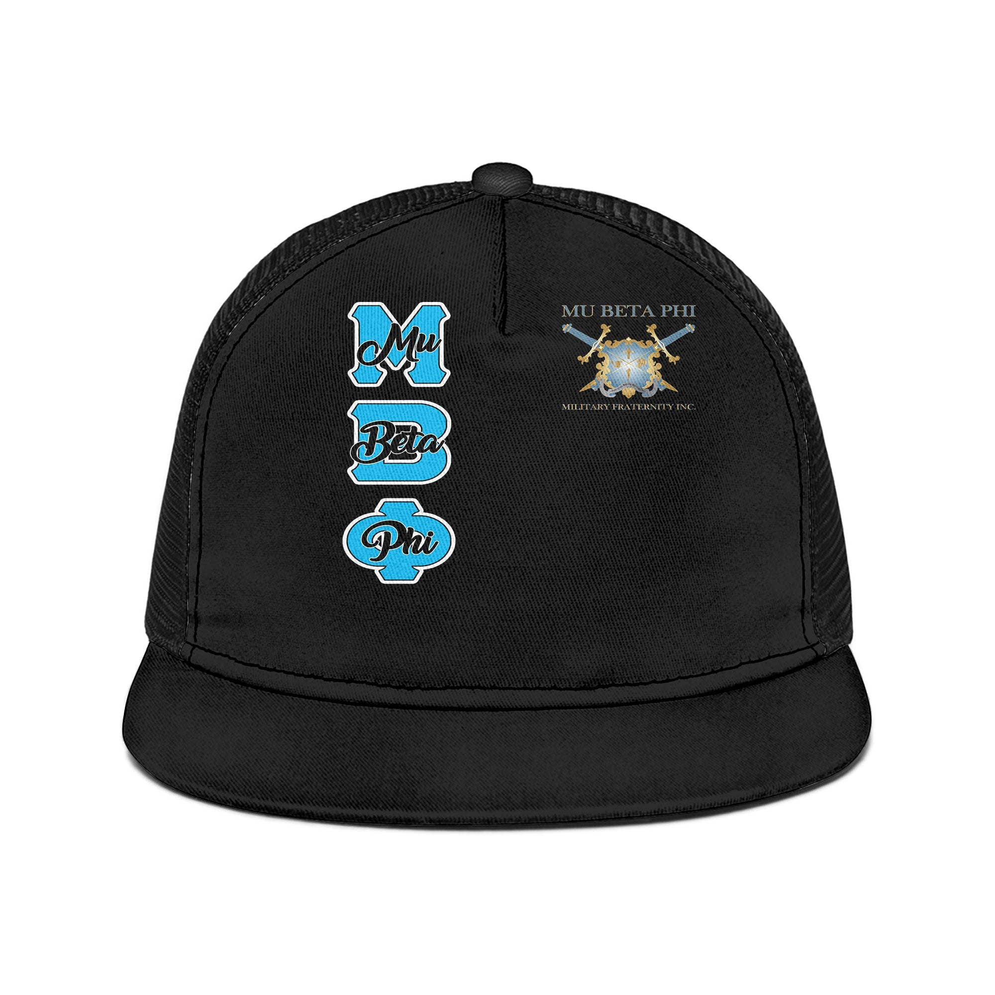 Fraternity Trucker Hat - Mu Beta Phi Trucker Hat Original Dark Style