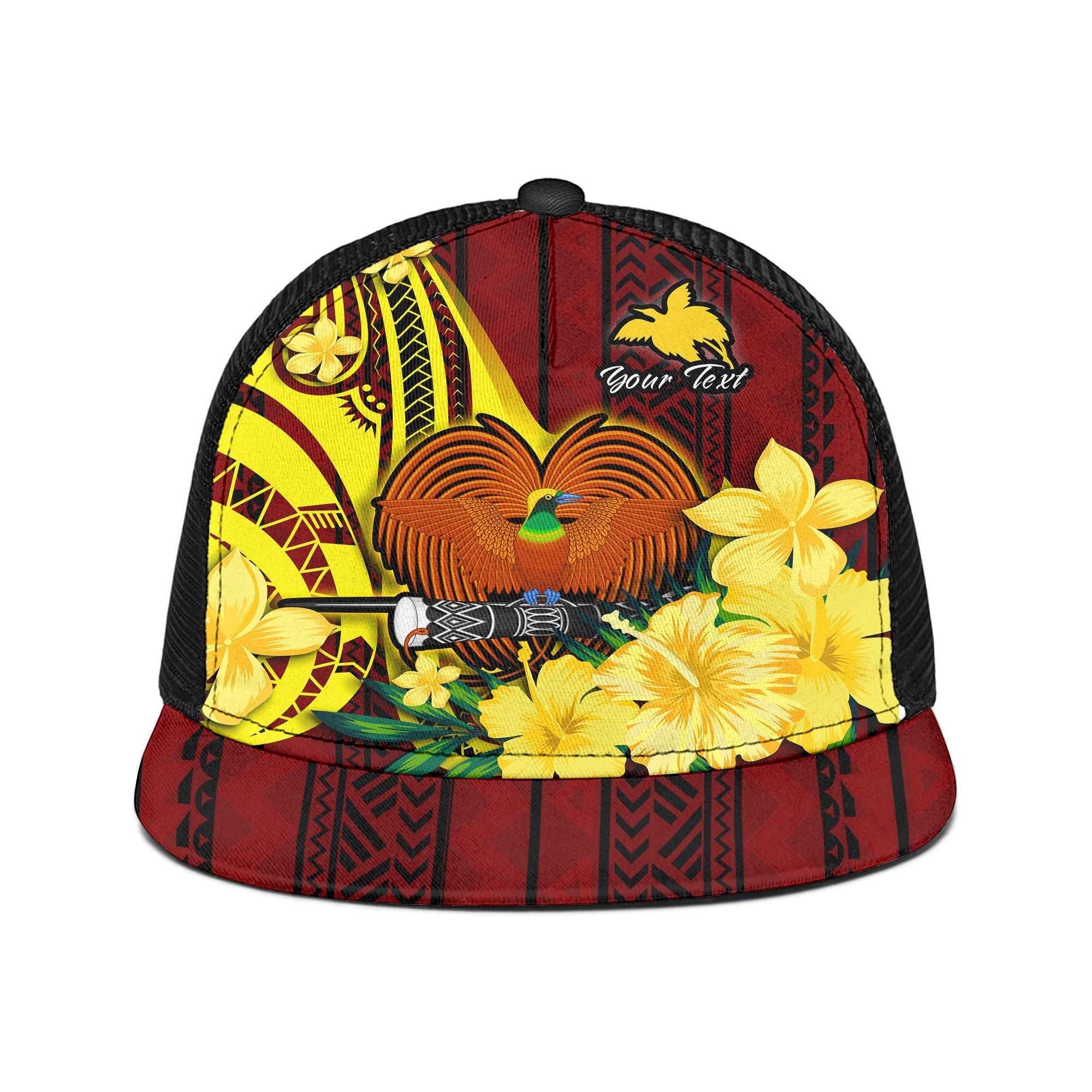 Papua New Guinea Trucker Hat Polynesian PNG Bird Independence Day - LH1