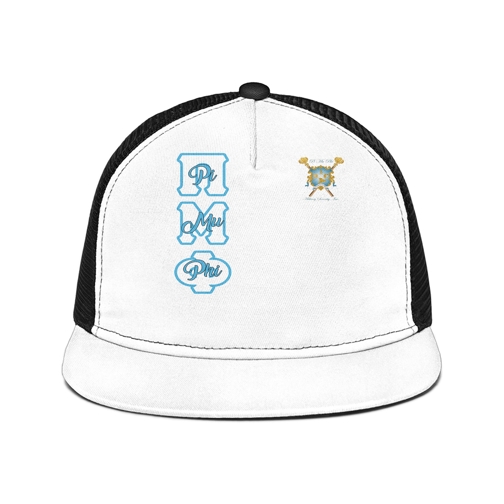 Sorority Trucker Hat - Pi Mu Phi Trucker Hat Original White Style