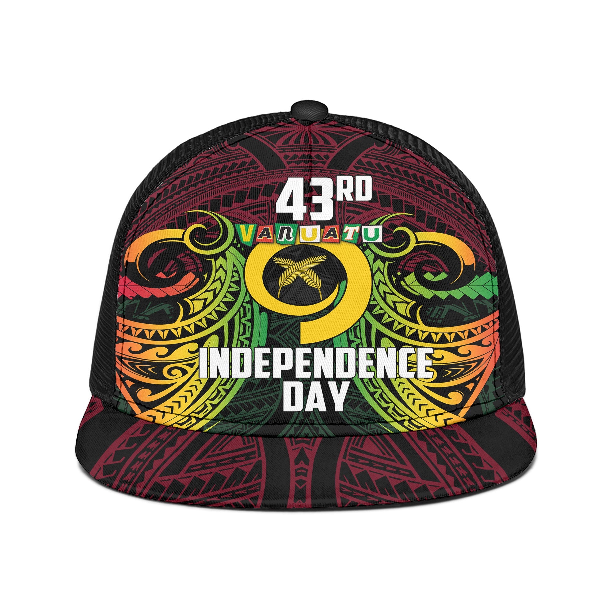 Vanuatu Trucker Hat Independence Day 43rd Anniversary Style 2