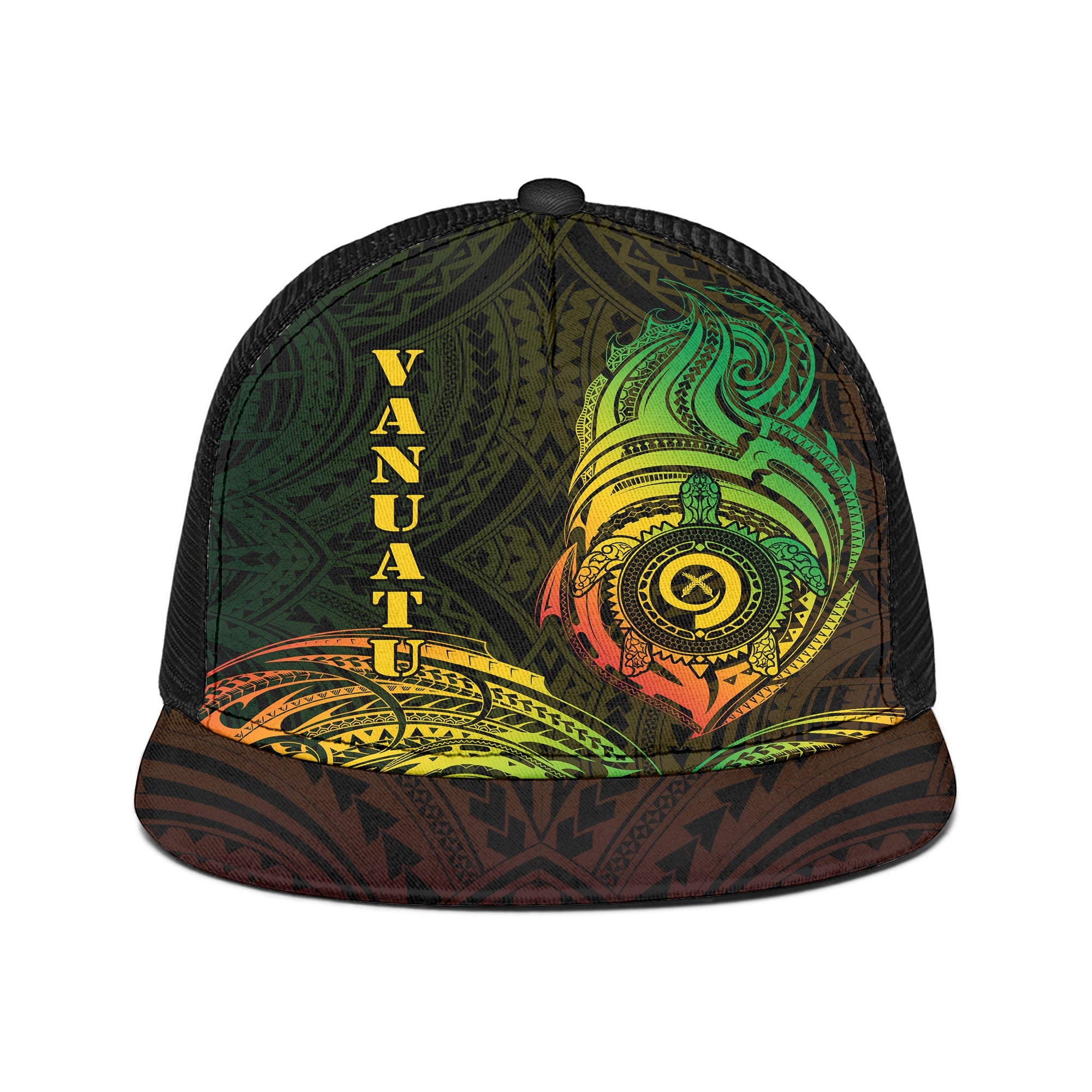 Vanuatu Trucker Hat Polynesian Reggae Style