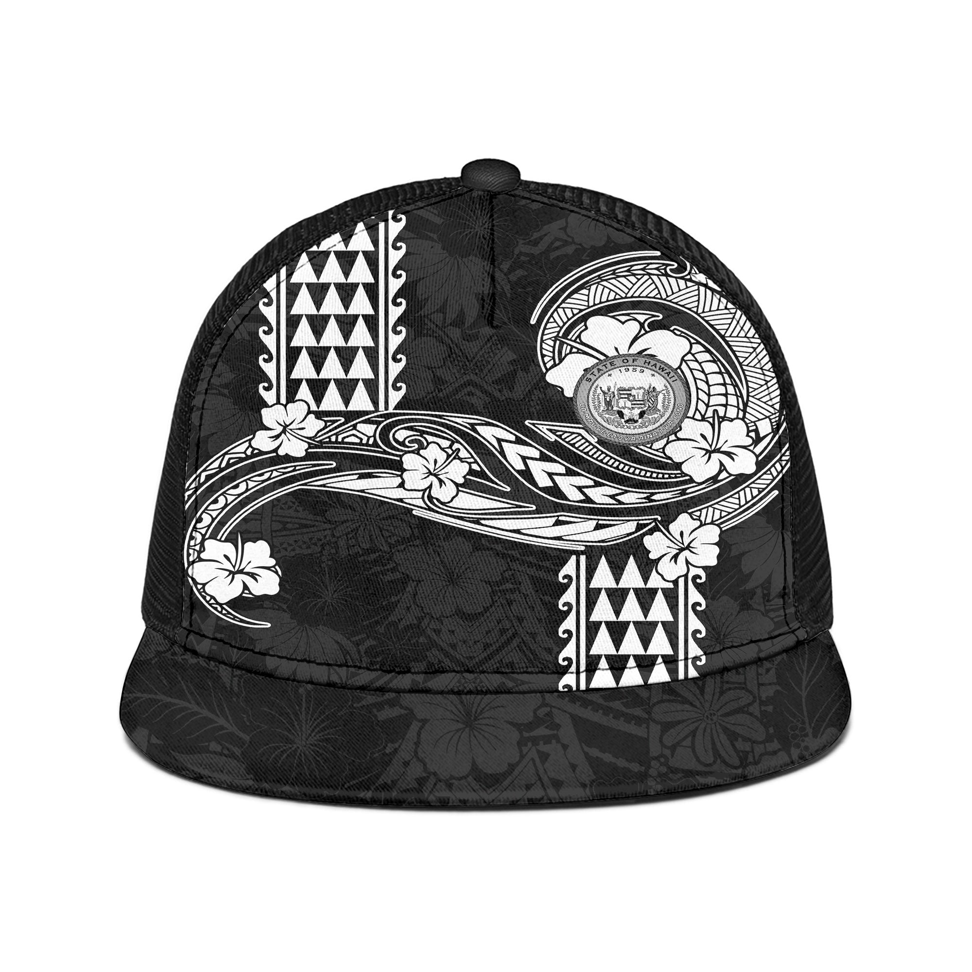 Hawaii Seal Trucker Hat Turtle & Map Style