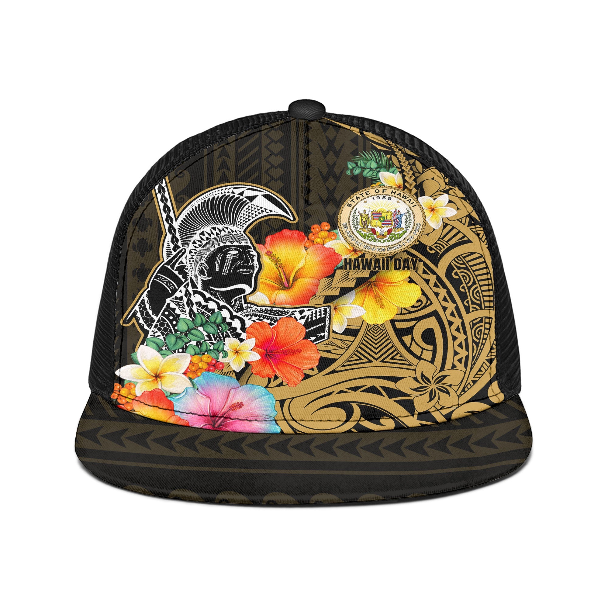 Hawaii Day King Kamehameha Trucker Hat