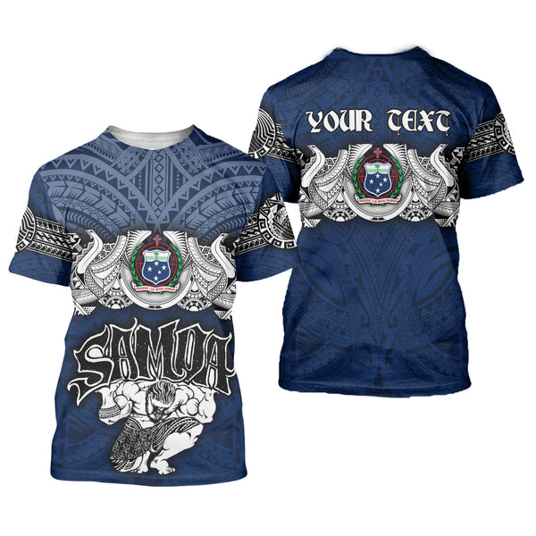 Custom Samoa Warrior T Shirt