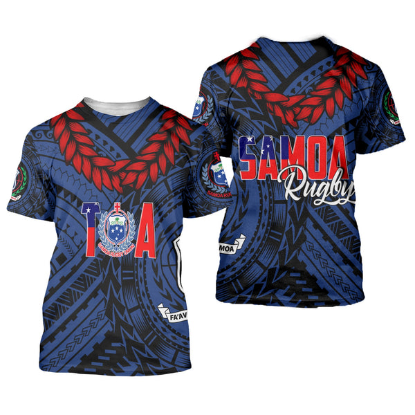 Samoa TOA Rugby T Shirt Ulafala Style