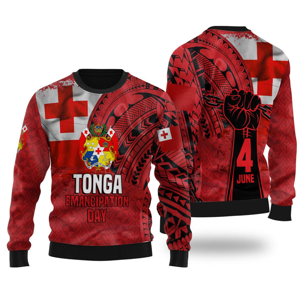 Tonga Independence Emancipation Day Wool Ugly Sweater