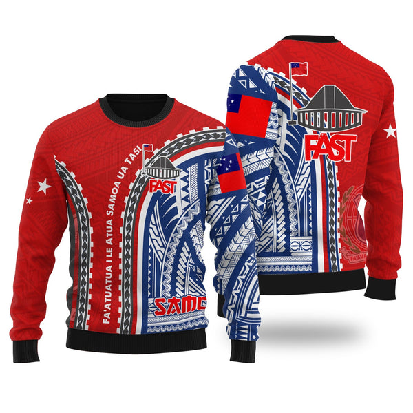 FAST Samoa United in Faith Wool Ugly Sweater