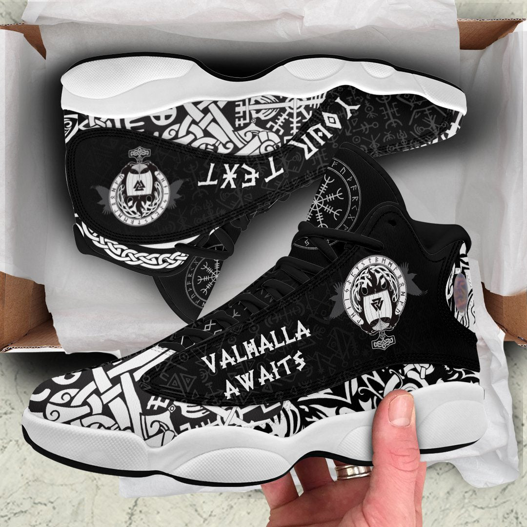 Custom Viking Sneaker J13 Valhalla Awaits