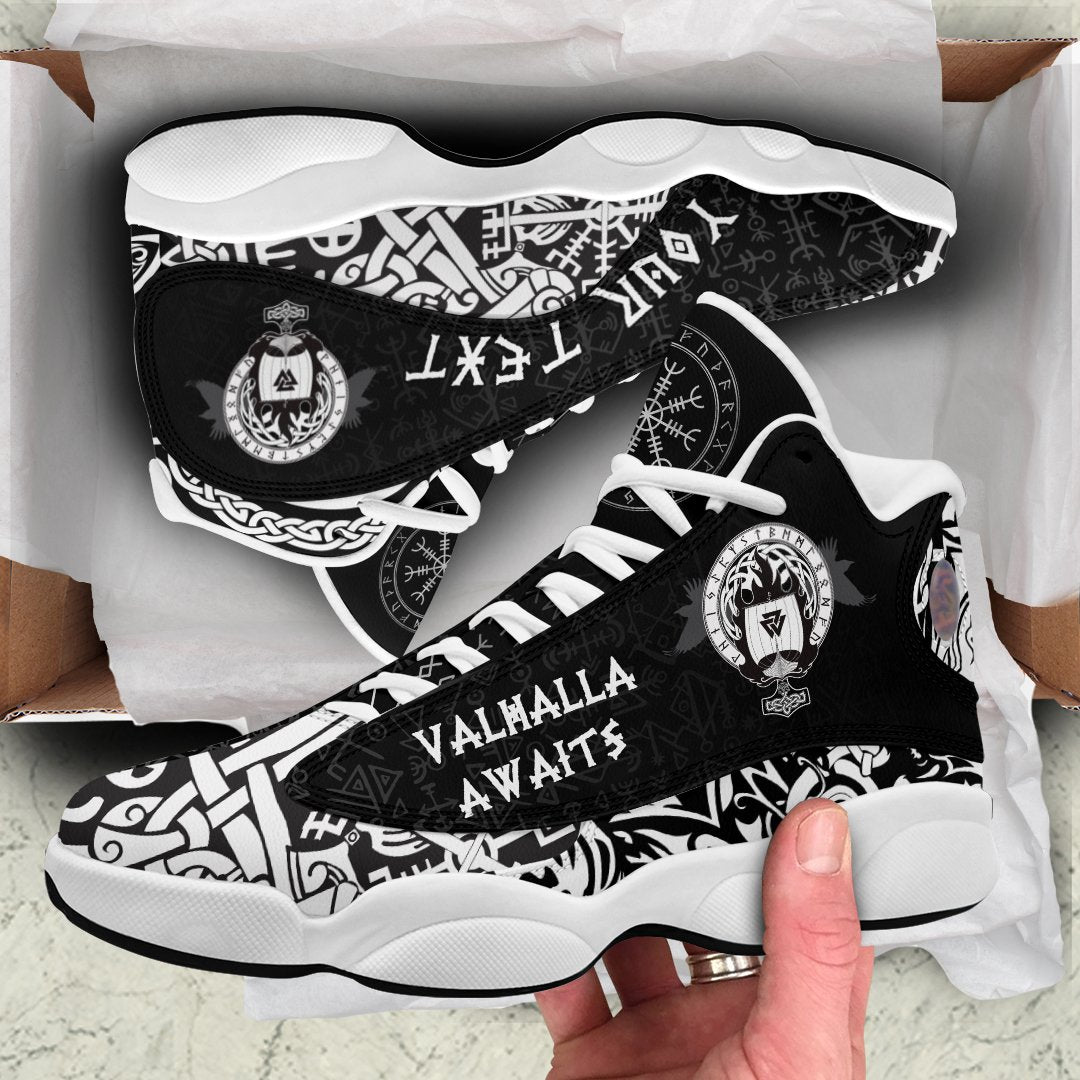 Custom Viking Sneaker J13 Valhalla Awaits