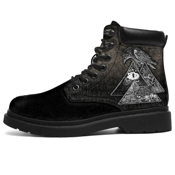 Viking All Season Boots Valknut Raven Viking