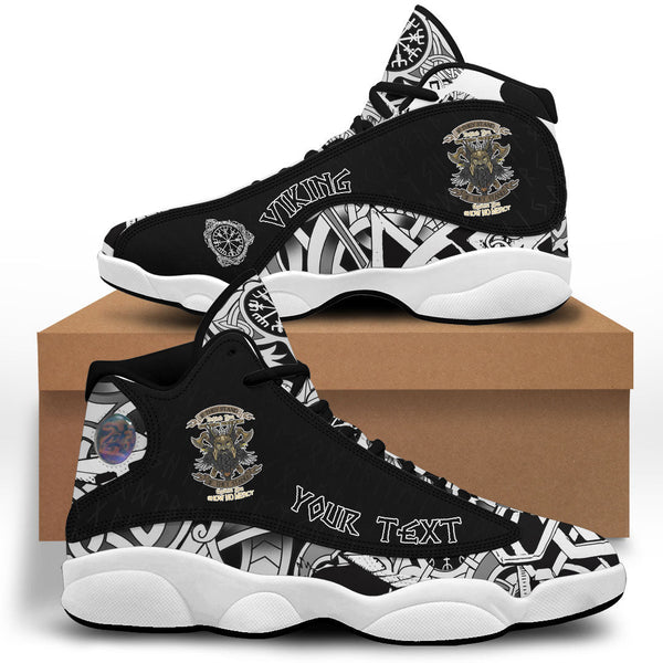 Custom Viking Sneaker J13 Veteran Warrior Pride No Mercy