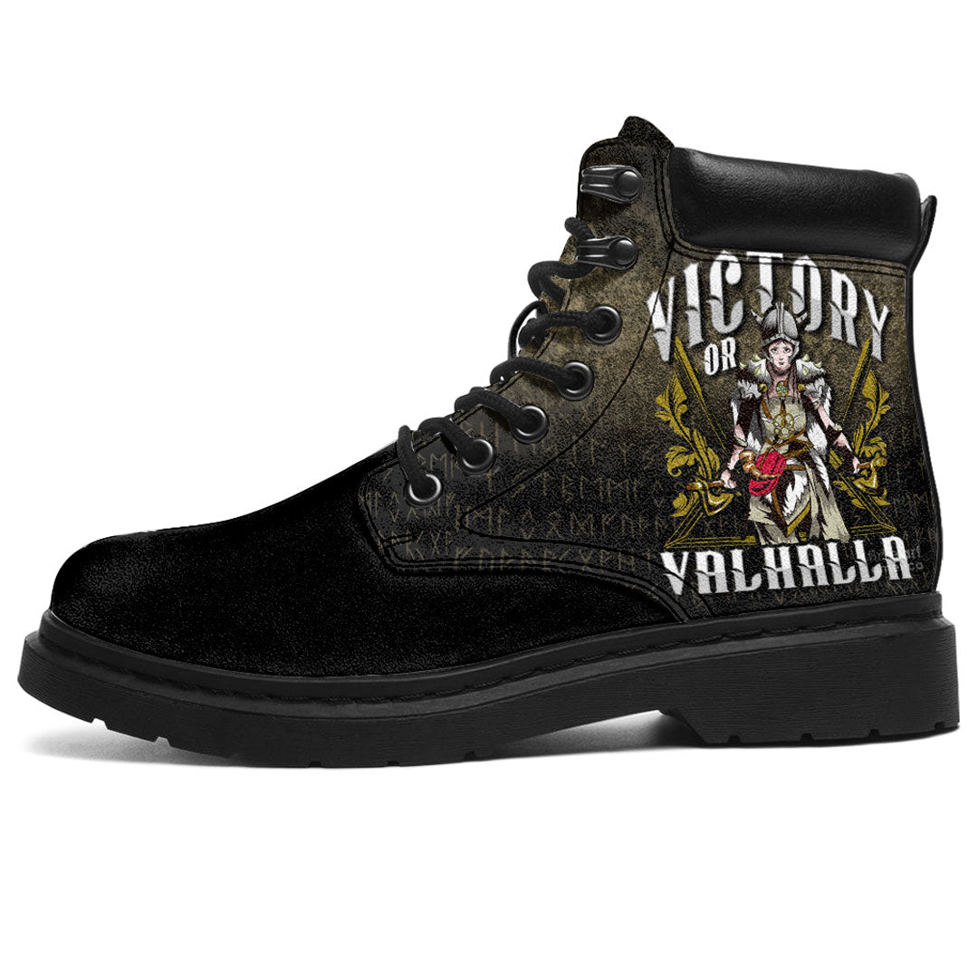 Viking All Season Boots Victory Or Valhalla Norse Myth Viking Historical