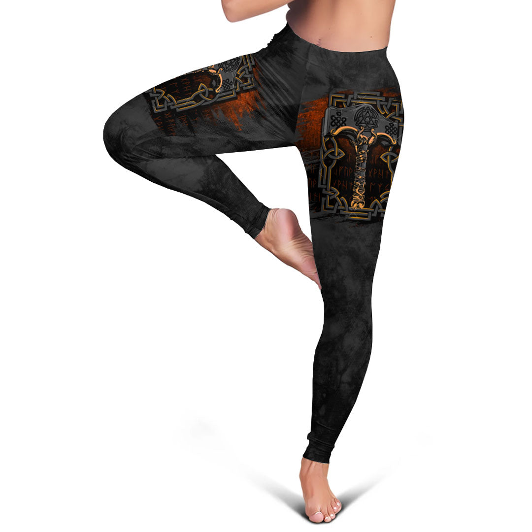 Viking Legging Age God Of Thunder Hammer gold