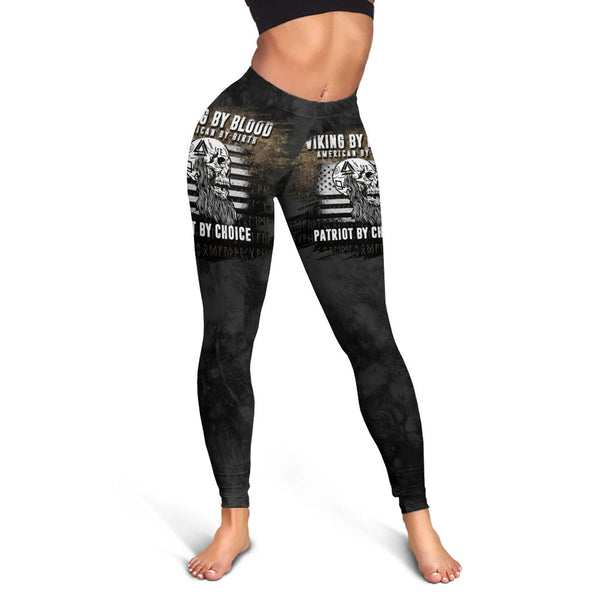 Viking Legging By Blood American By Birth Patriot