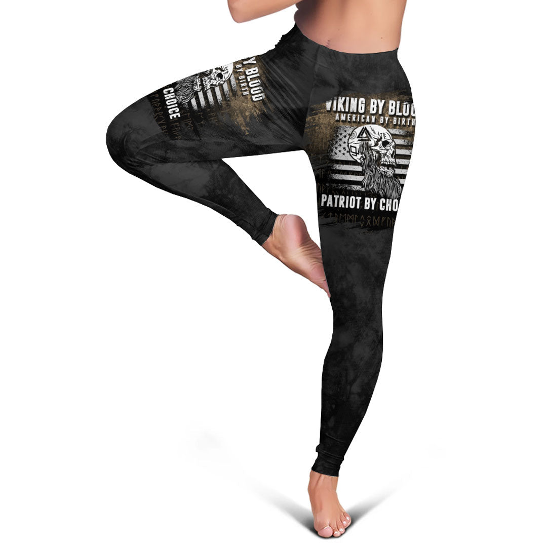 Viking Legging By Blood American By Birth Patriot