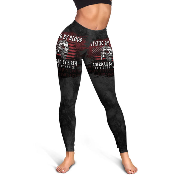 Viking Legging By Blood American By Birth Patriot By