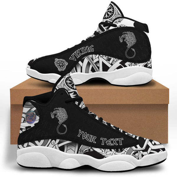 Custom Viking Sneaker J13 Viking Celtic Dragon