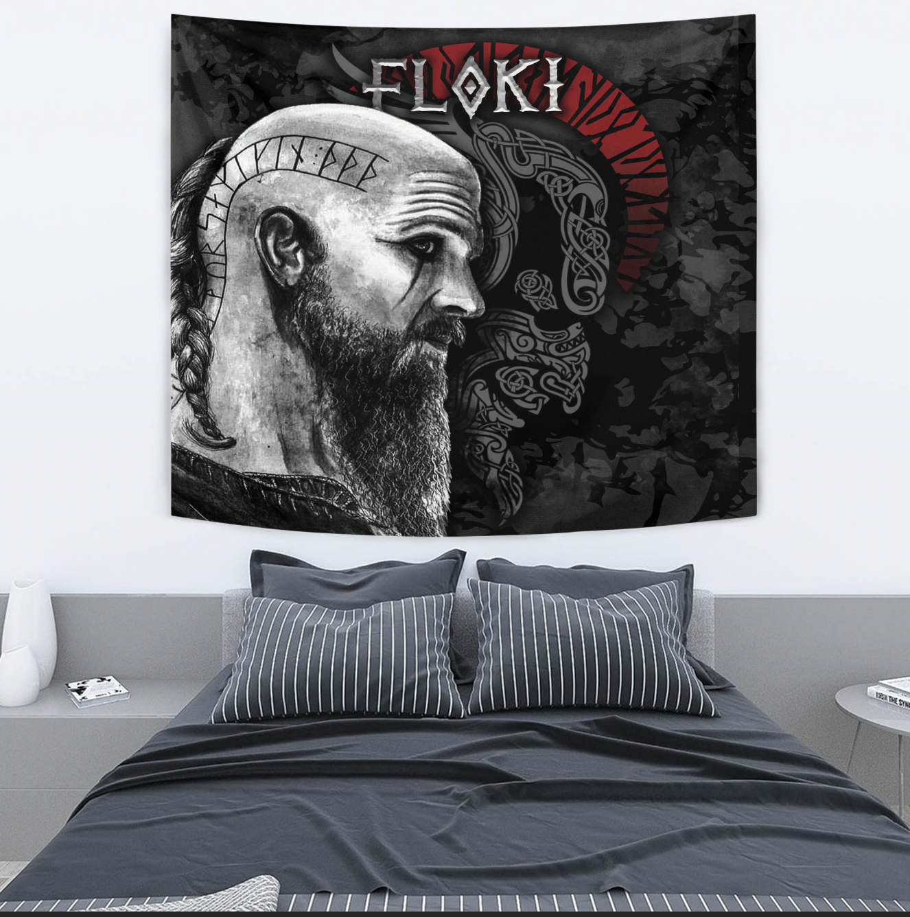 Viking Tapestry Floki 3D