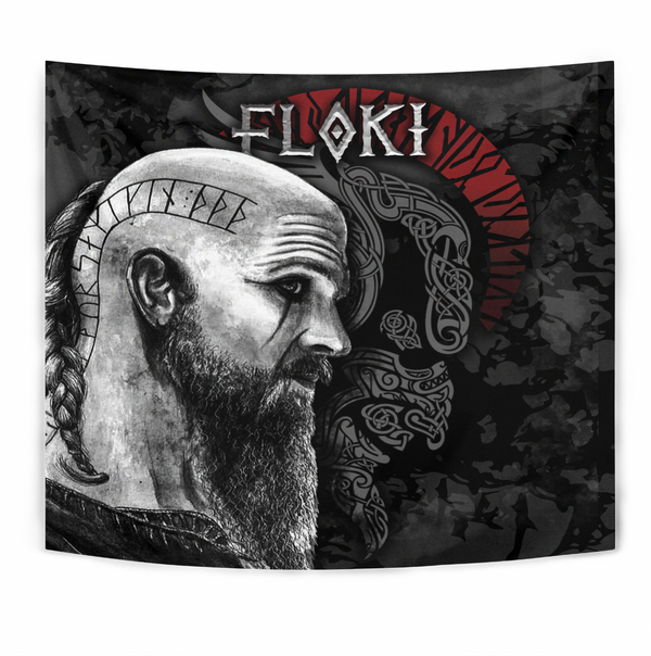 Viking Tapestry Floki 3D