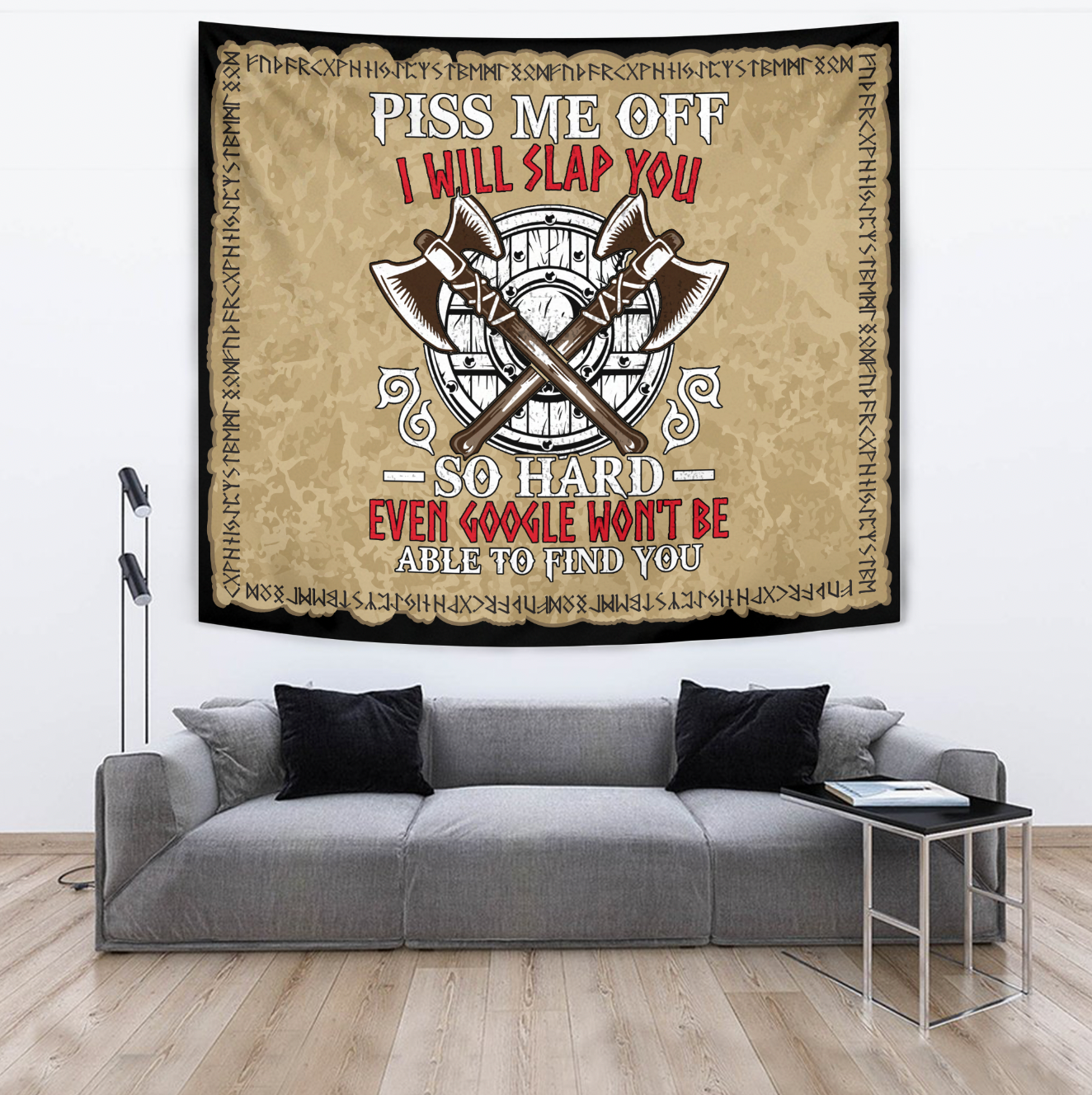 Viking Tapestry Shield & Axe