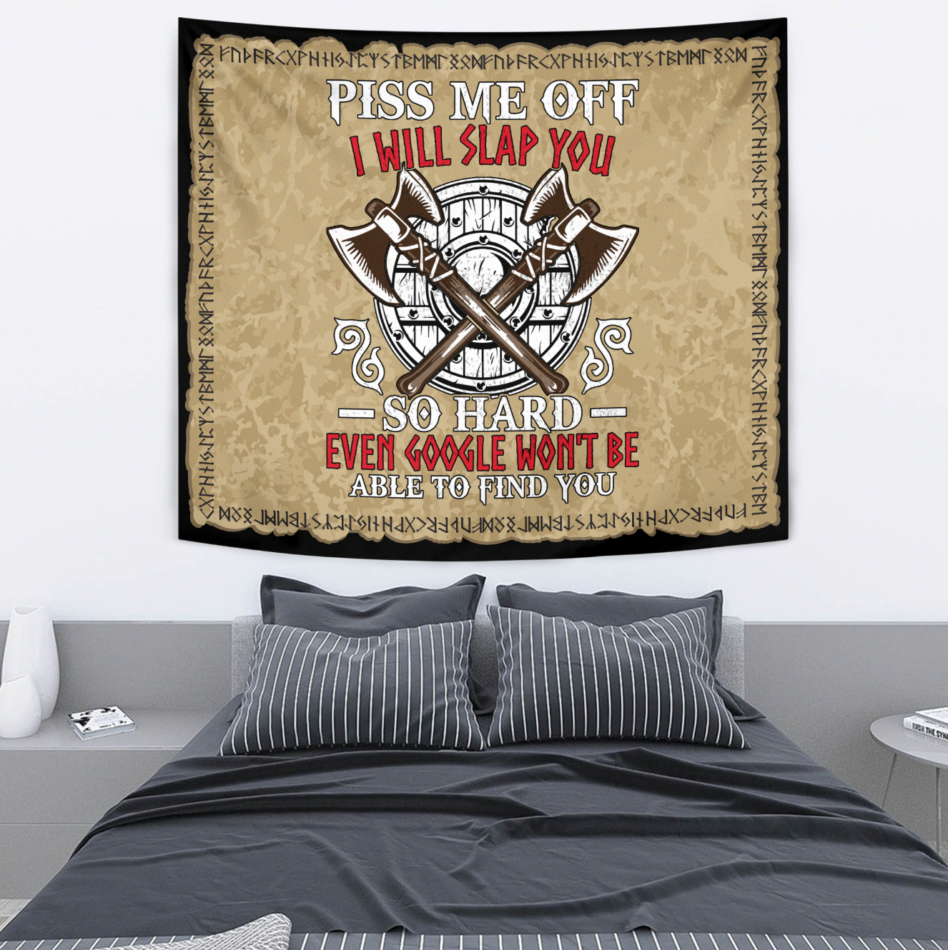 Viking Tapestry Shield & Axe