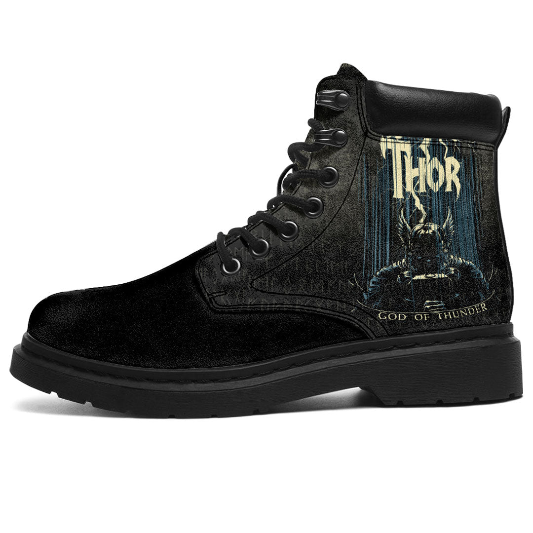 Viking All Season Boots Thor God Of Thunder Ver01