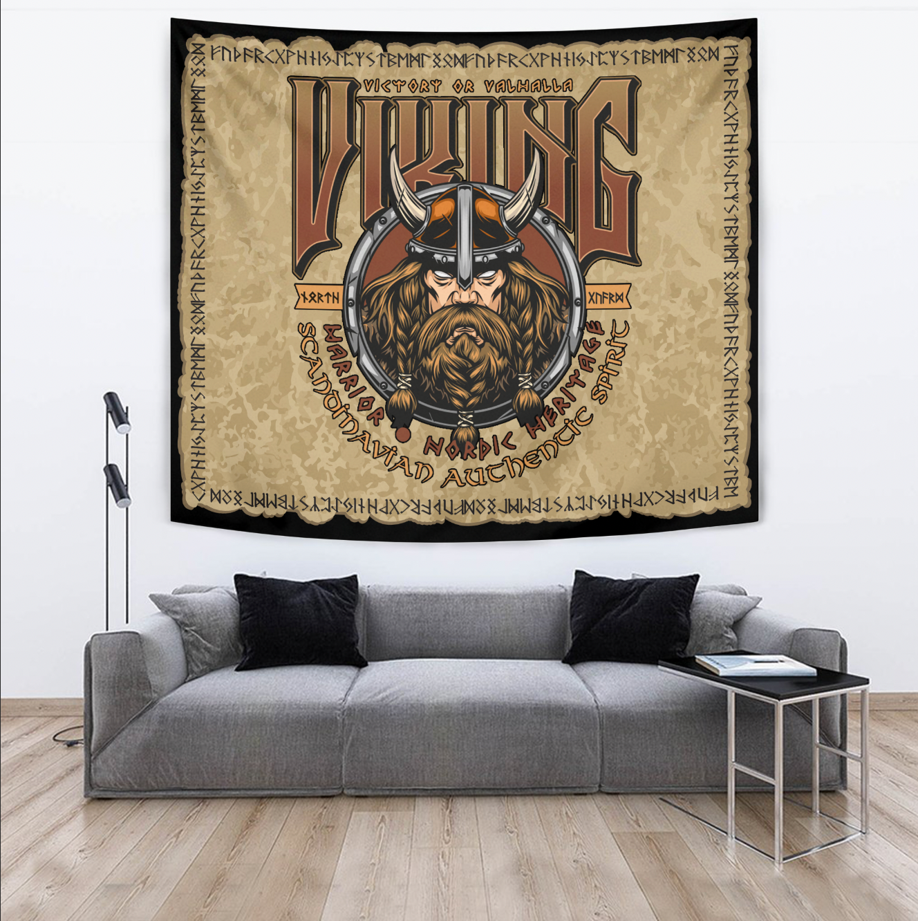 Viking Tapestry Warrior Nordic Heritage