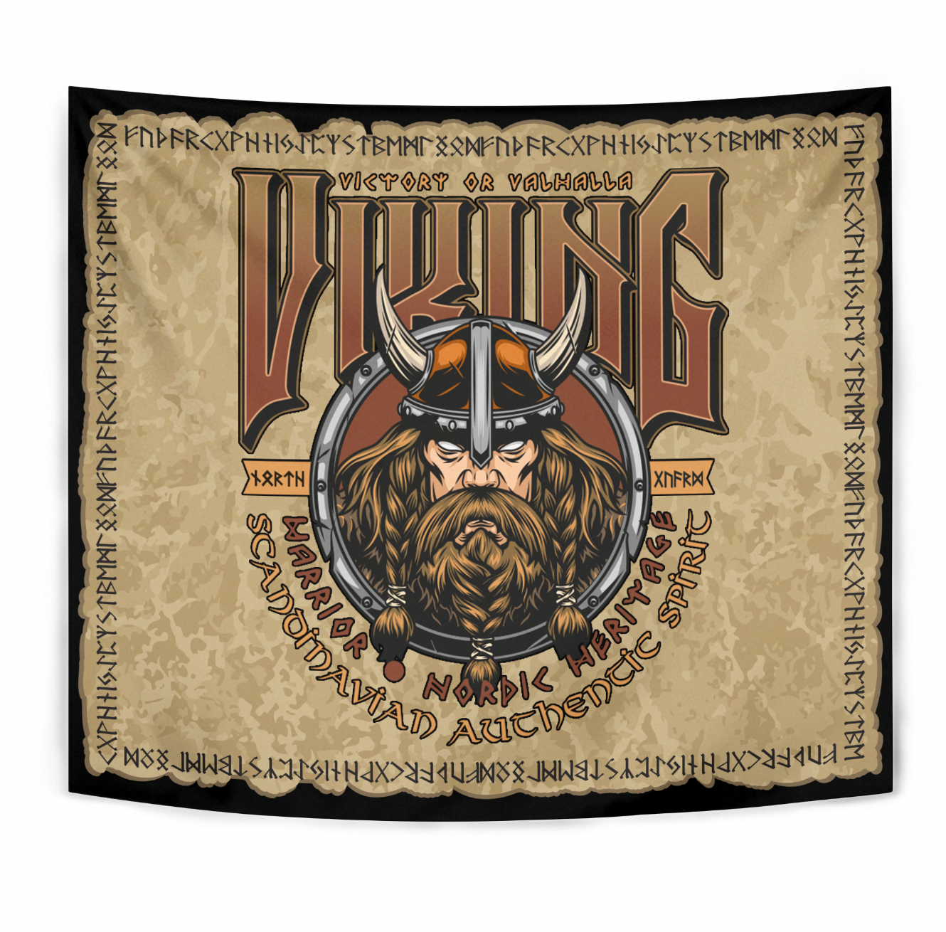 Viking Tapestry Warrior Nordic Heritage