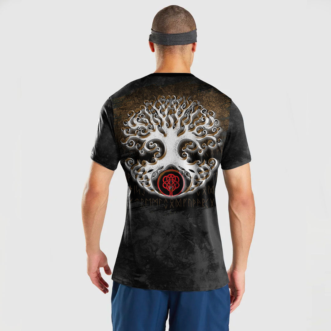 Viking T-Shirt Yggdrasil Symbol Sacred Tree Norse Mythology