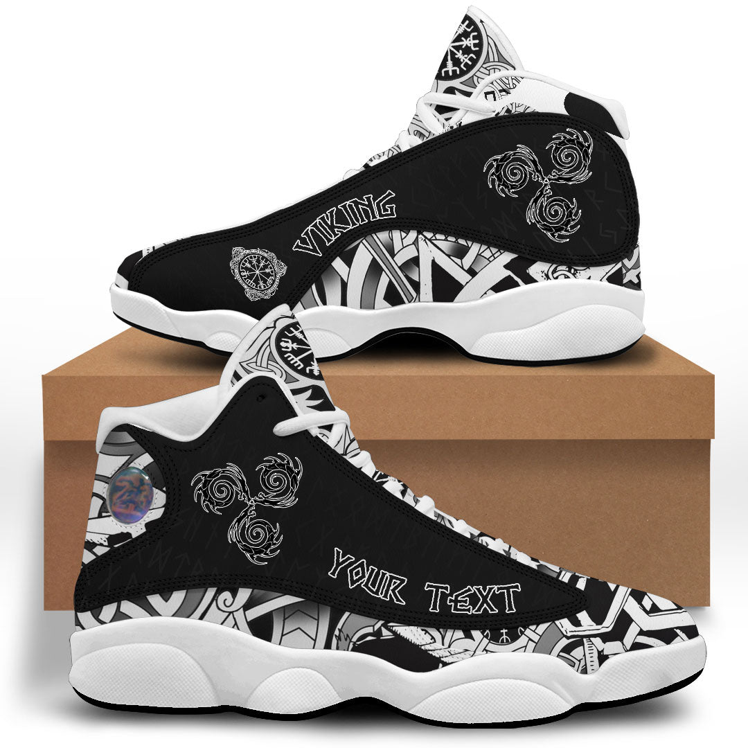 Custom Viking Sneaker J13 Viking Three Dragons