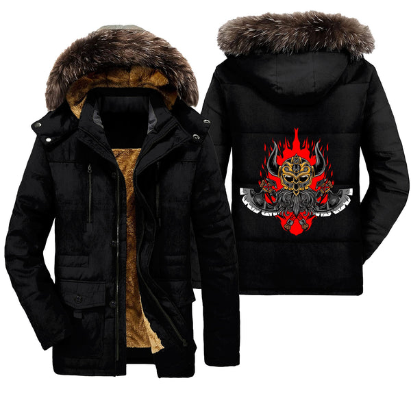 Viking Parka Jacket Warrior New