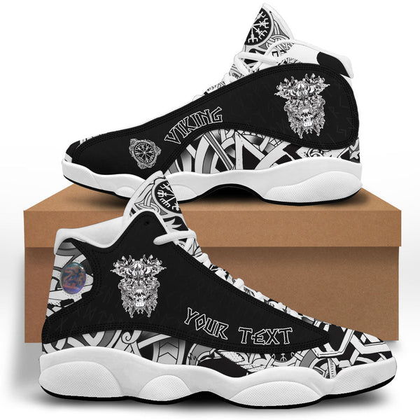 Custom Viking Sneaker J13 Warrior Skull