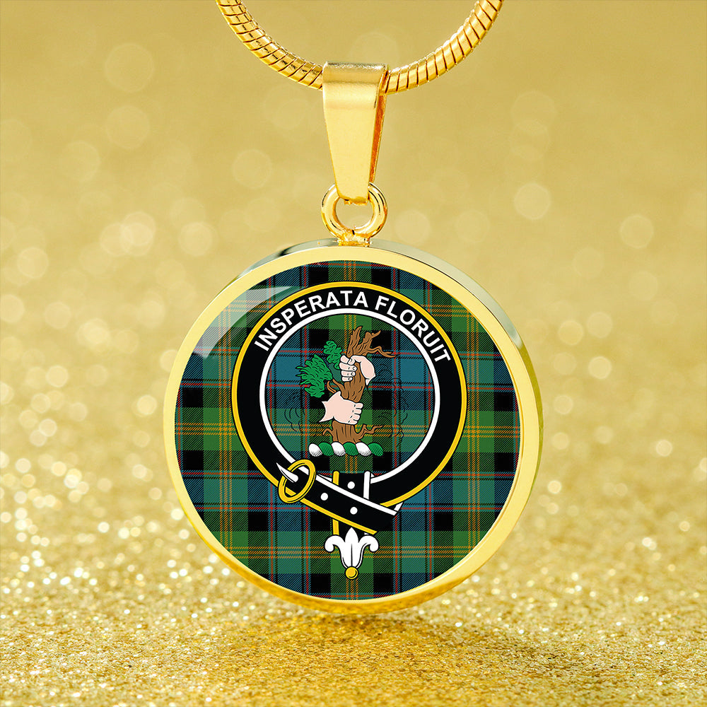 Scottish Tartan Watson (Wate/Watt) Ancient Clan Circle Necklace Classic Style