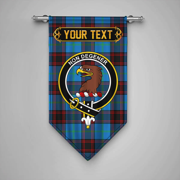 Wedderburn Clan Badge Tartan Gonfalon Personalize