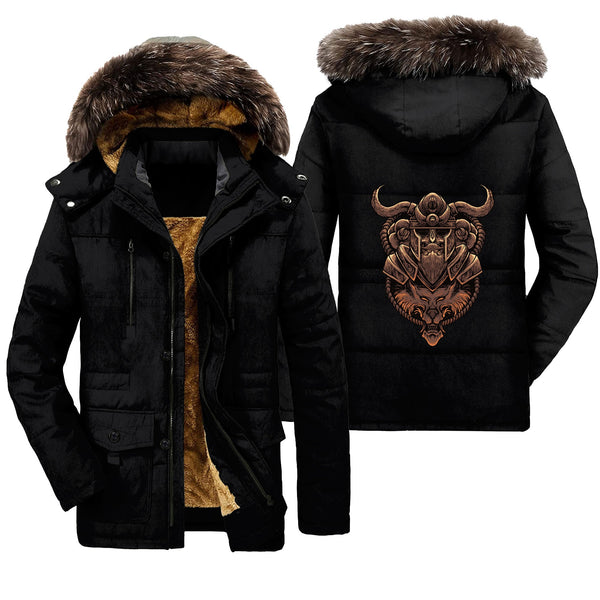 Viking Parka Jacket Wolf Warrior