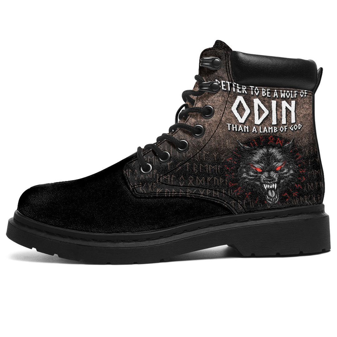 Viking All Season Boots Wolf of Odin Ver02