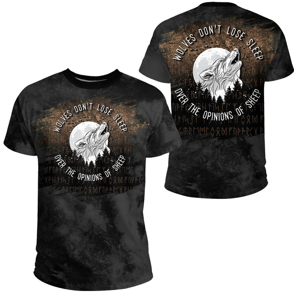 Viking T-Shirt Wolves dont loose sleep over the opinions of sheep