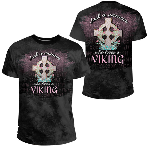 Viking T-Shirt Woman Loves Viking Warrior Norse Valhalla