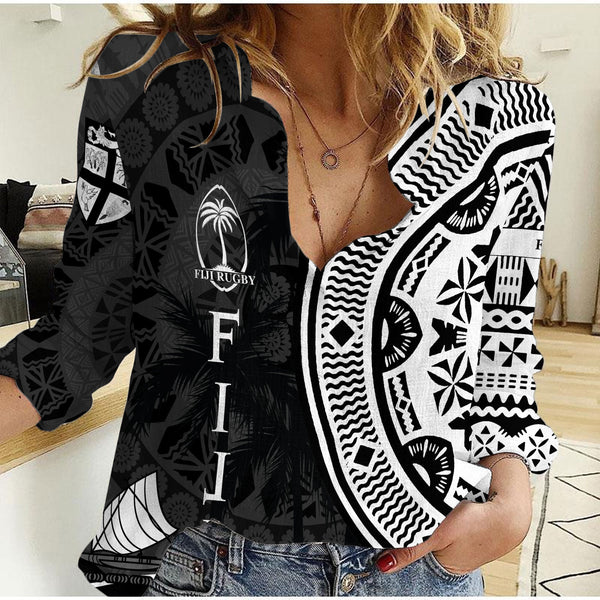 Custom Fiji Rugby Women Casual Shirt