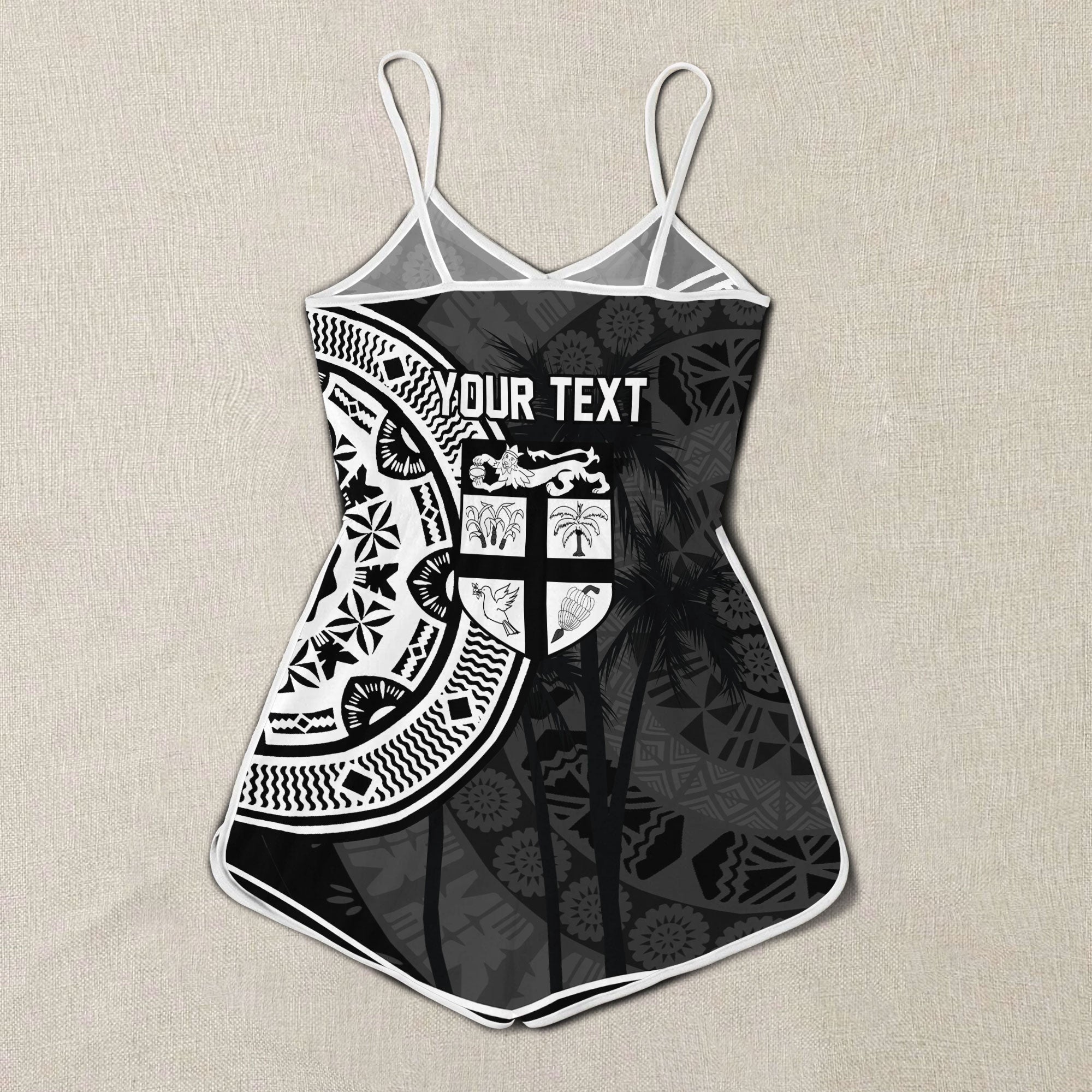 Custom Fiji Rugby Women Romper