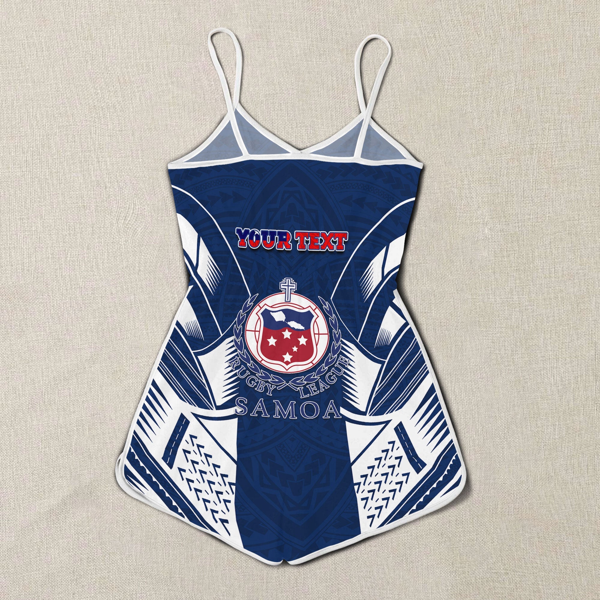 Custom TOA Samoa Rugby Women Romper