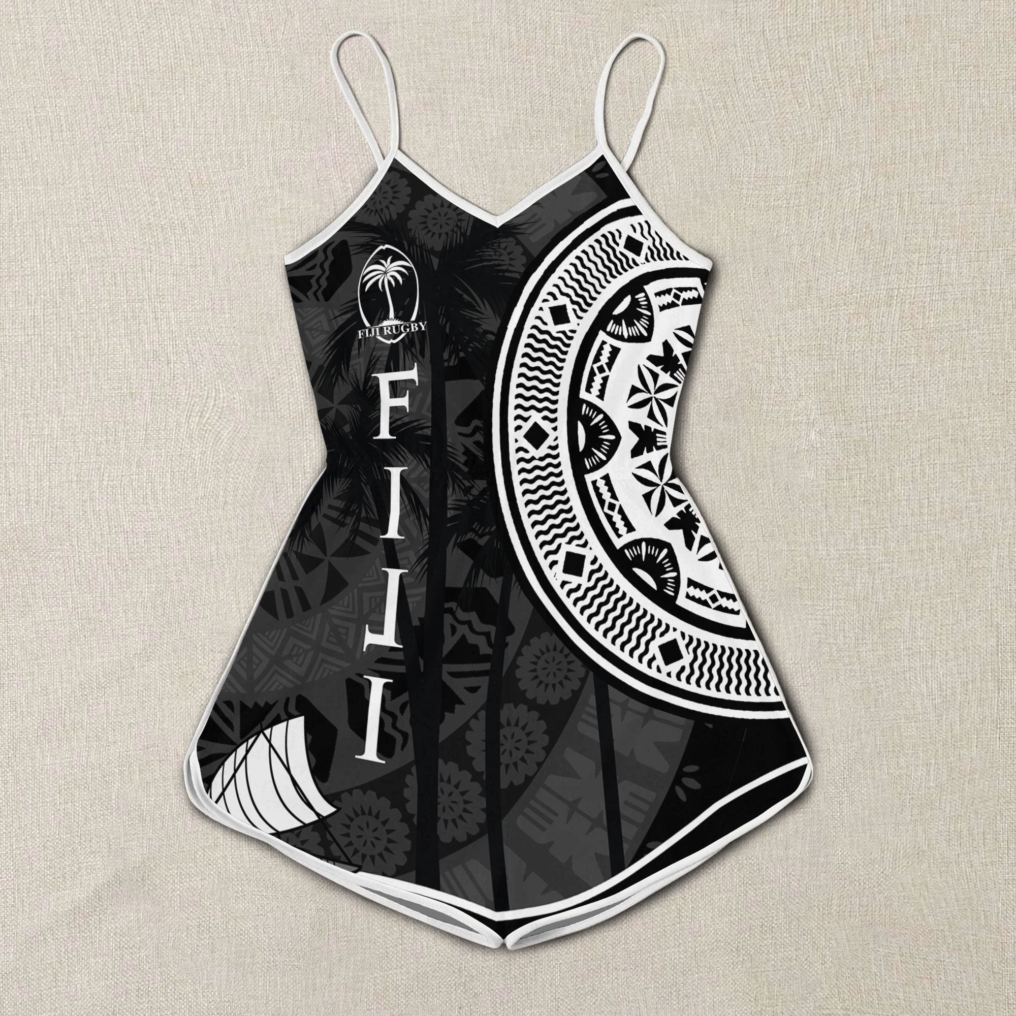 Custom Fiji Rugby Women Romper