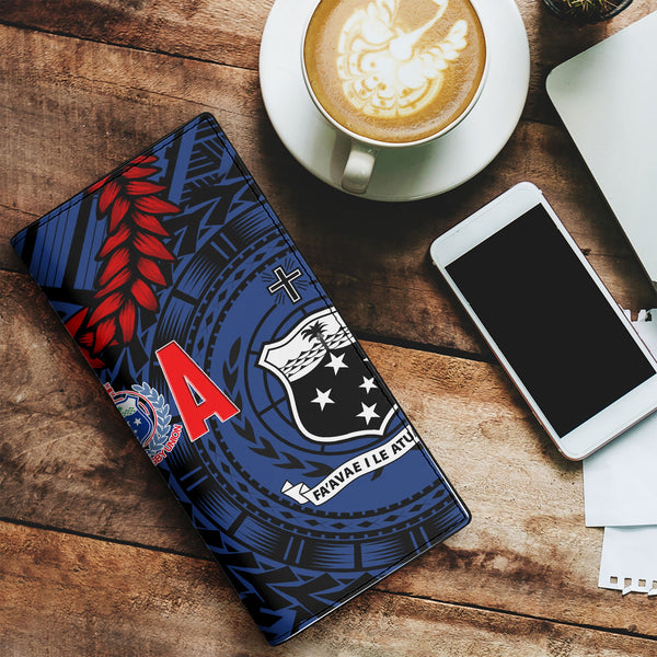 Samoa TOA Rugby Leather Wallet Ulafala Style