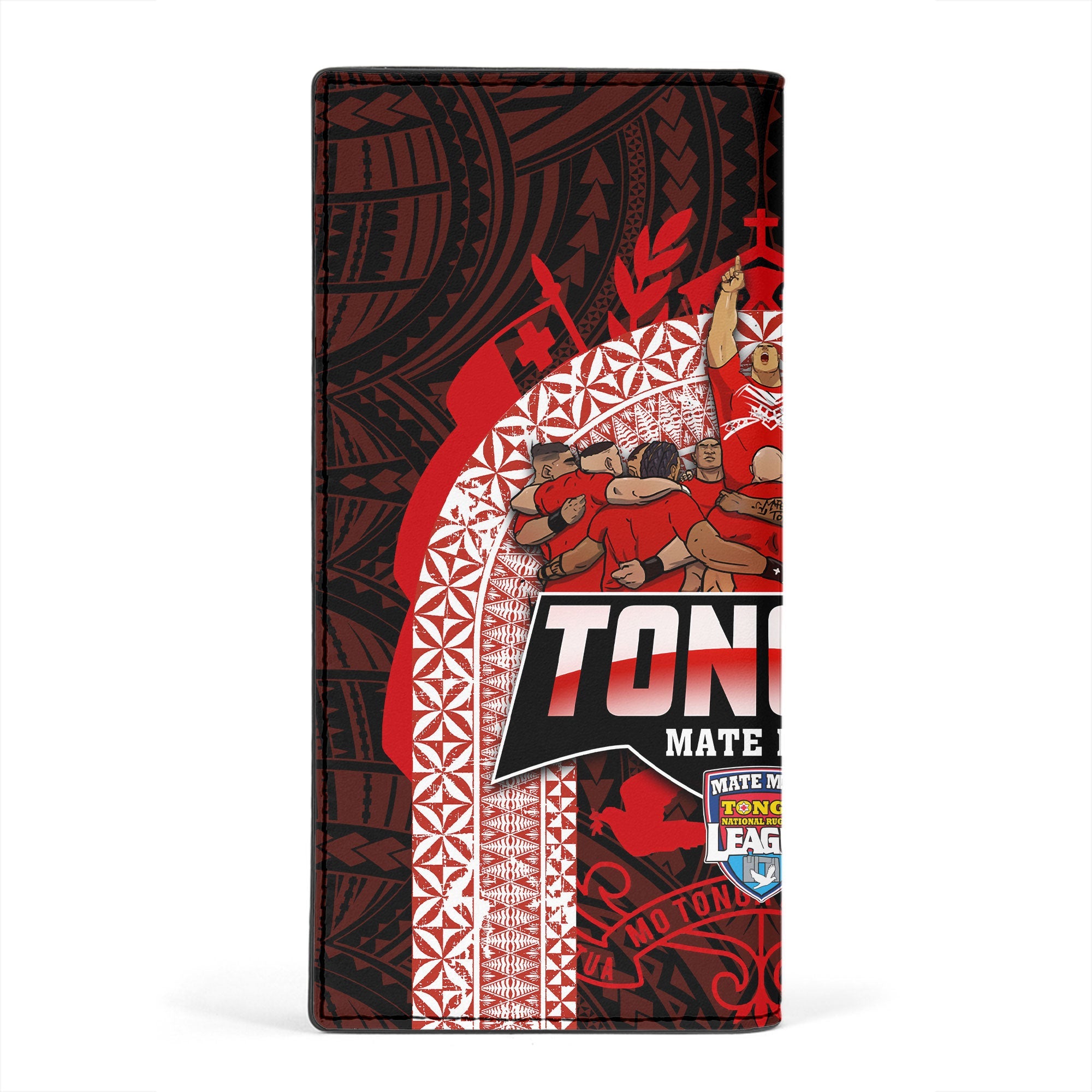 Tonga Mate Ma'a Rugby League Leather Wallet