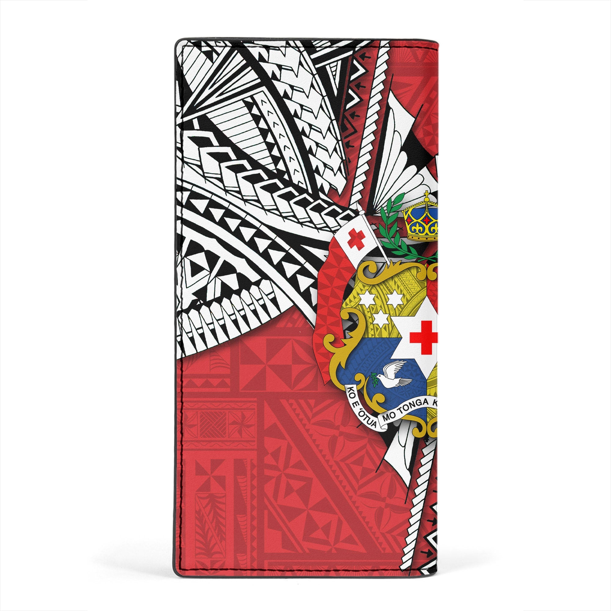 Tonga Vava'u Lahi Coat Of Arms Leather Wallet